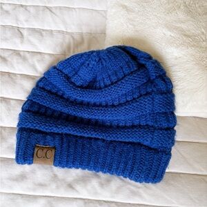 C.C Women’s Blue Knit Beanie